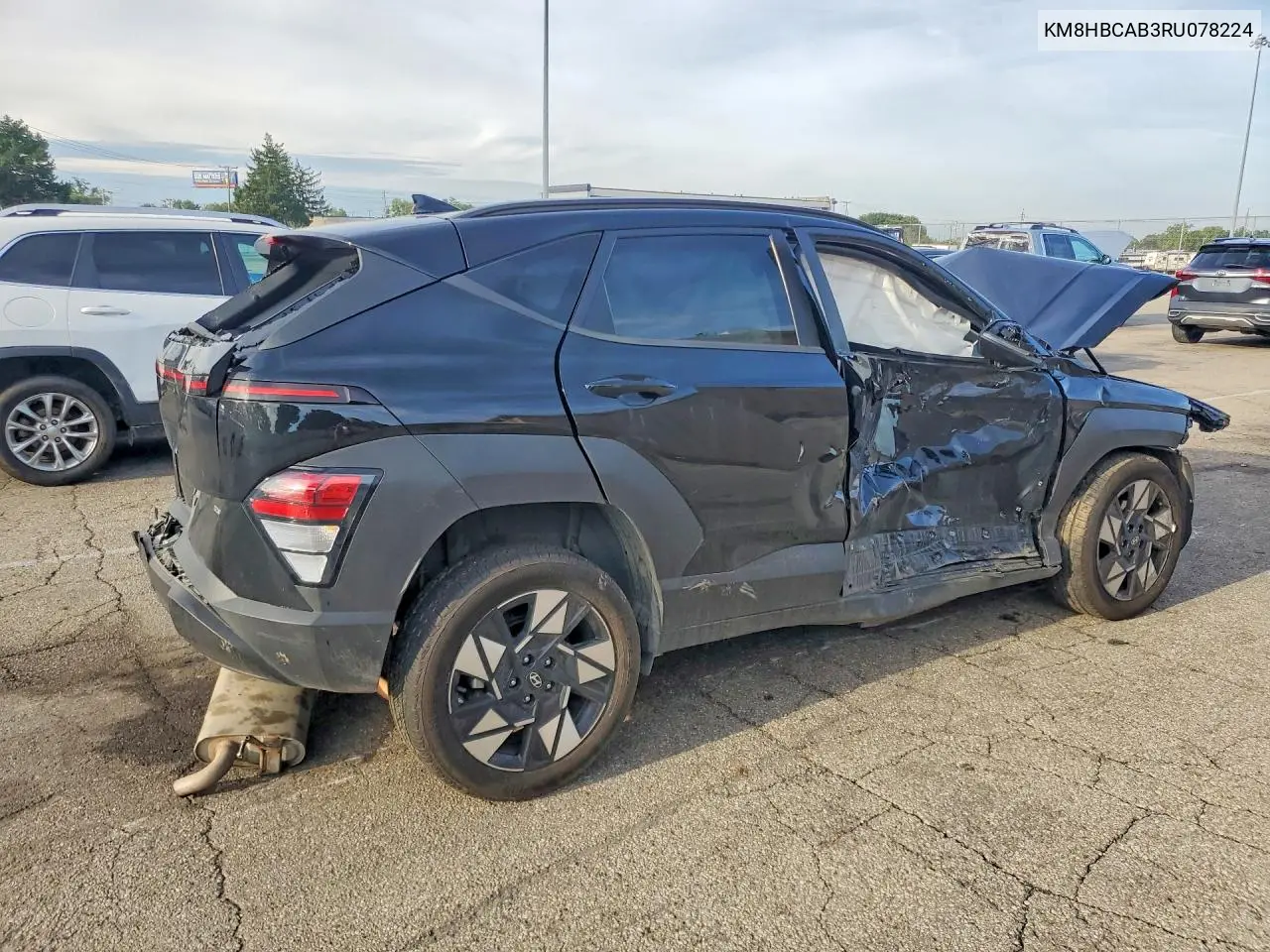 2024 HYUNDAI KONA VIN KM8HBCAB3RU078224 — фото 3