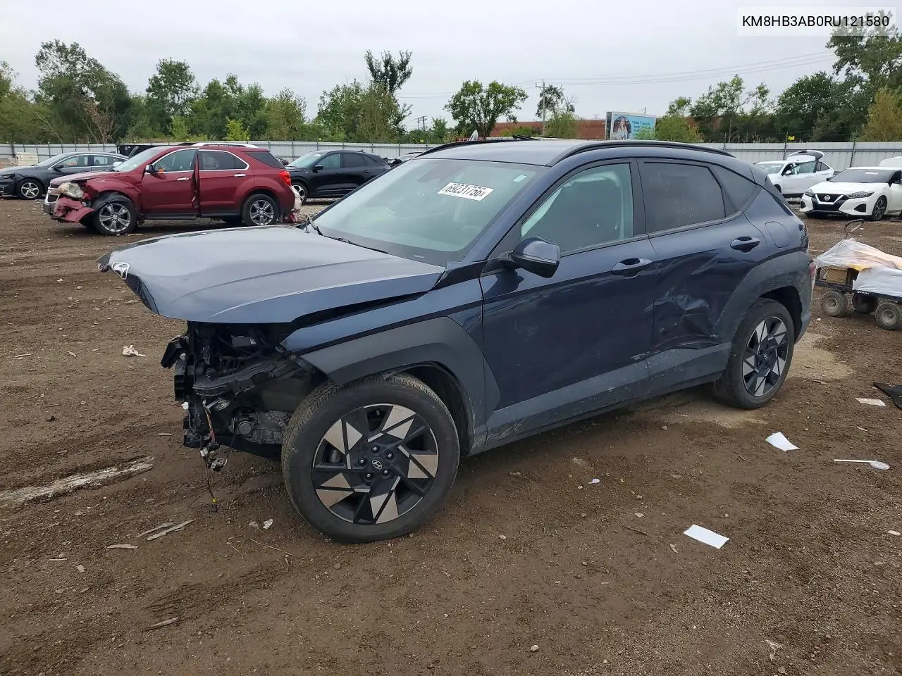 HYUNDAI KONA 2024, VIN KM8HB3AB0RU121580