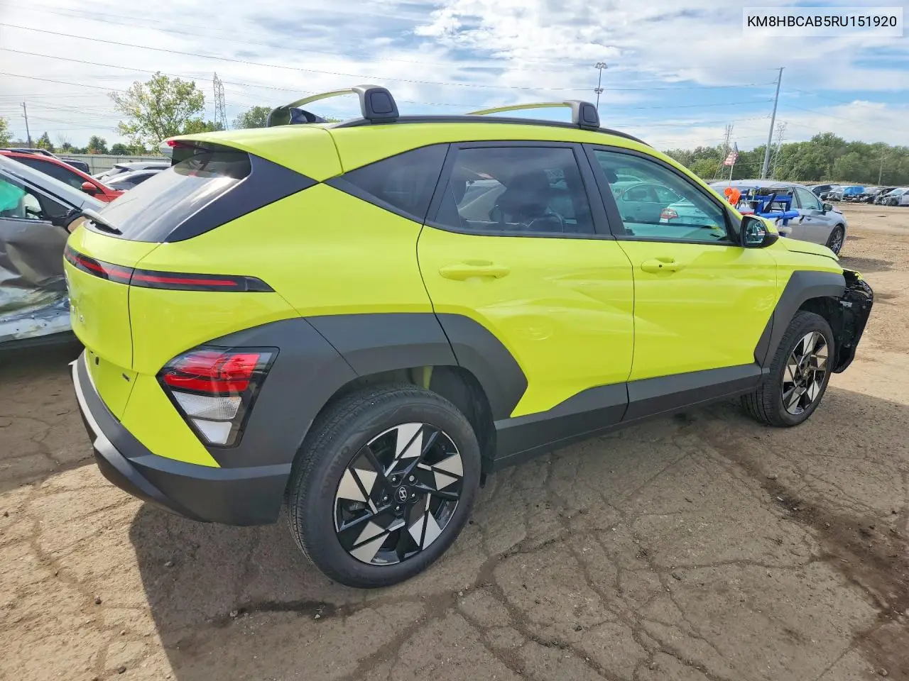 2024 HYUNDAI KONA VIN KM8HBCAB5RU151920 — фото 3