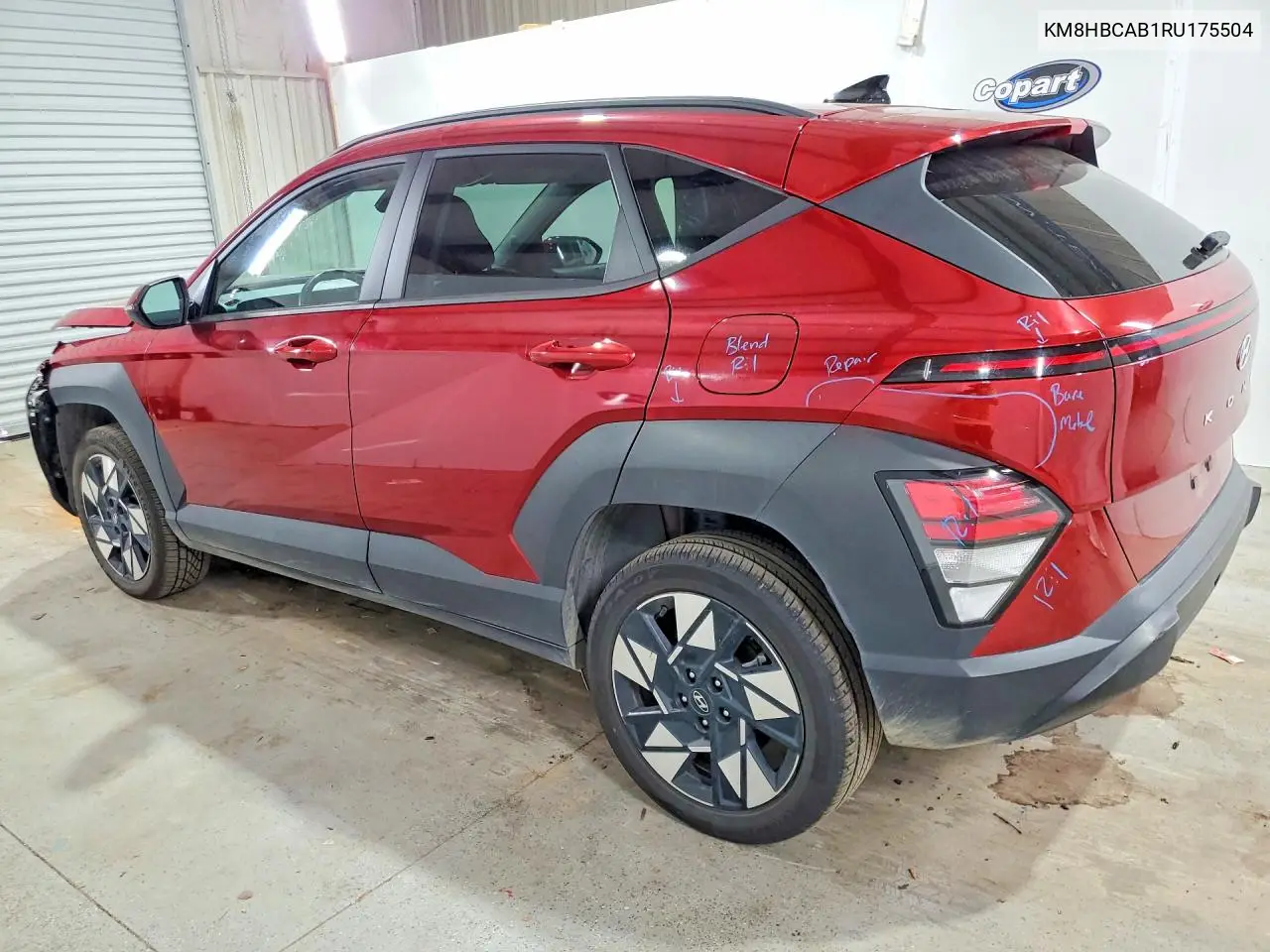 2024 HYUNDAI KONA VIN KM8HBCAB1RU175504 — фото 2