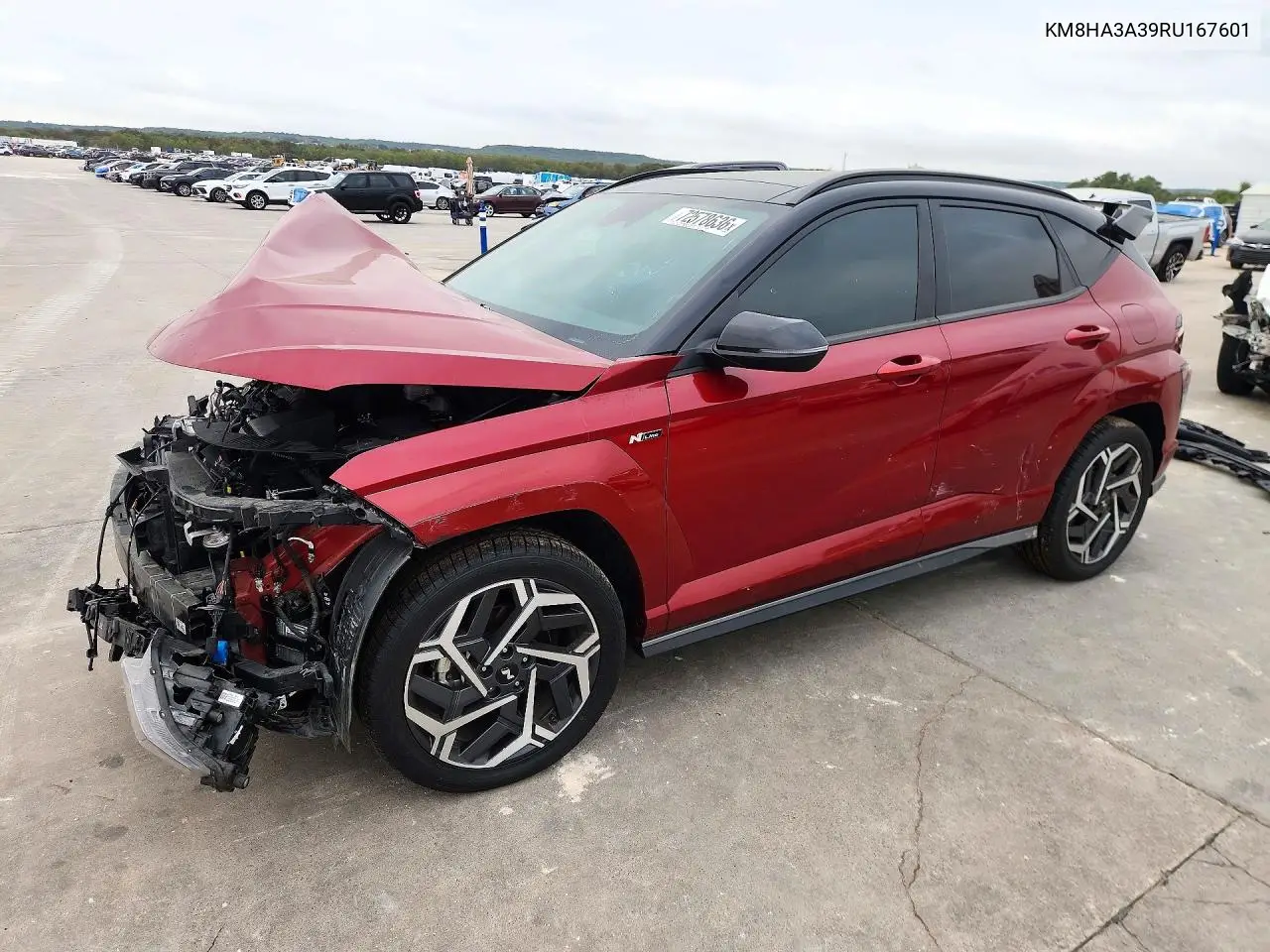 HYUNDAI KONA 2024, VIN KM8HA3A39RU167601
