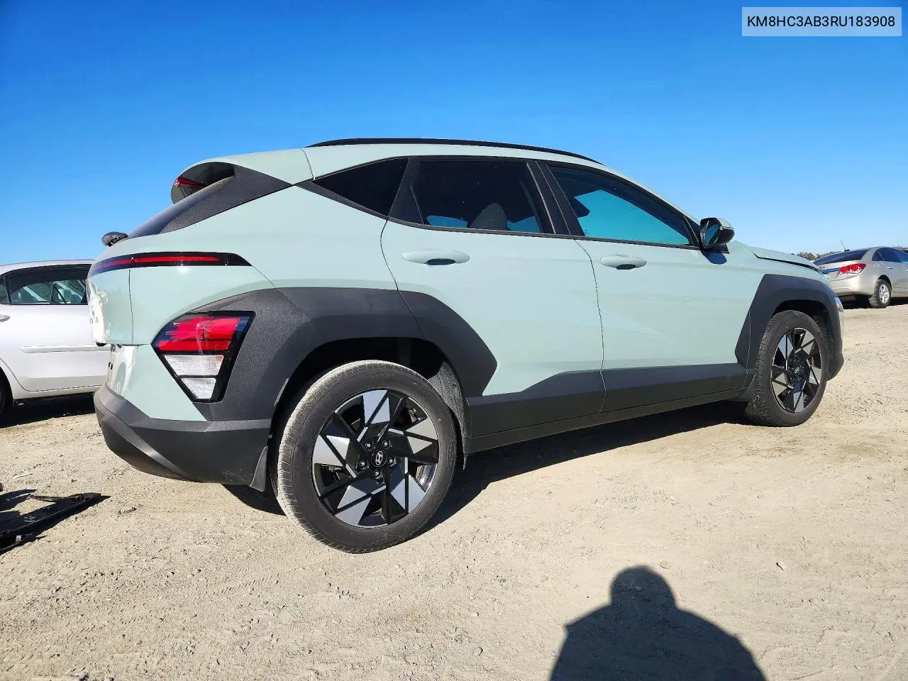 2024 HYUNDAI KONA VIN KM8HC3AB3RU183908 — фото 3
