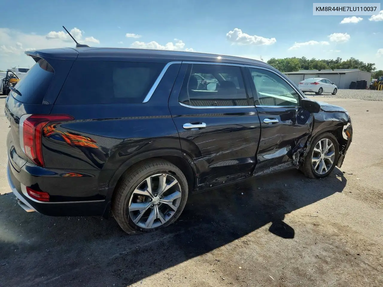 2020 HYUNDAI PALISADE VIN KM8R44HE7LU110037 — фото 3