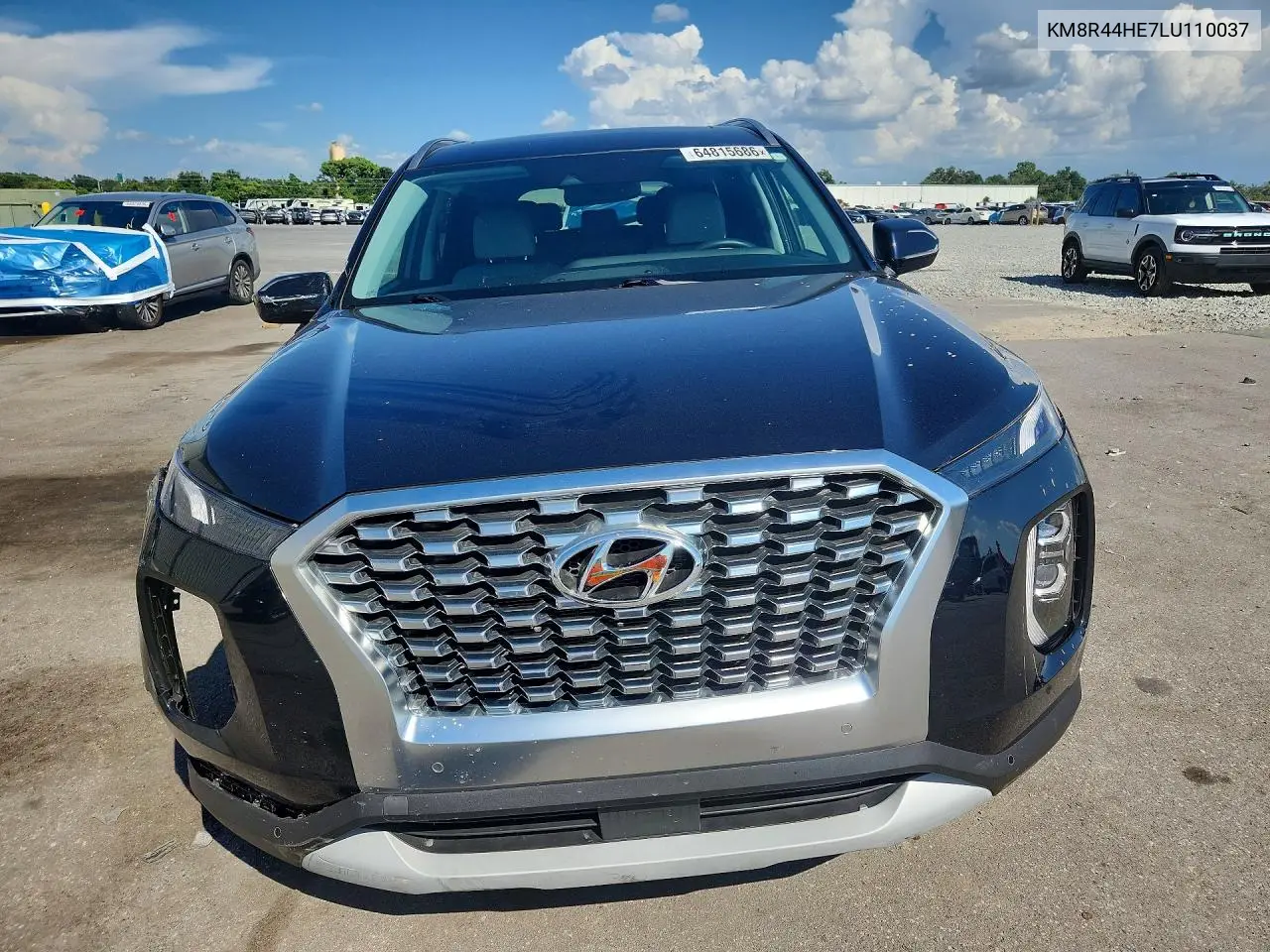 2020 HYUNDAI PALISADE VIN KM8R44HE7LU110037 — фото 5