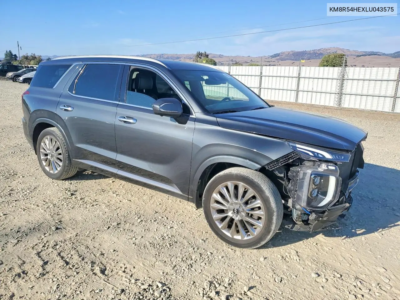 2020 HYUNDAI PALISADE VIN KM8R54HEXLU043575 — фото 4