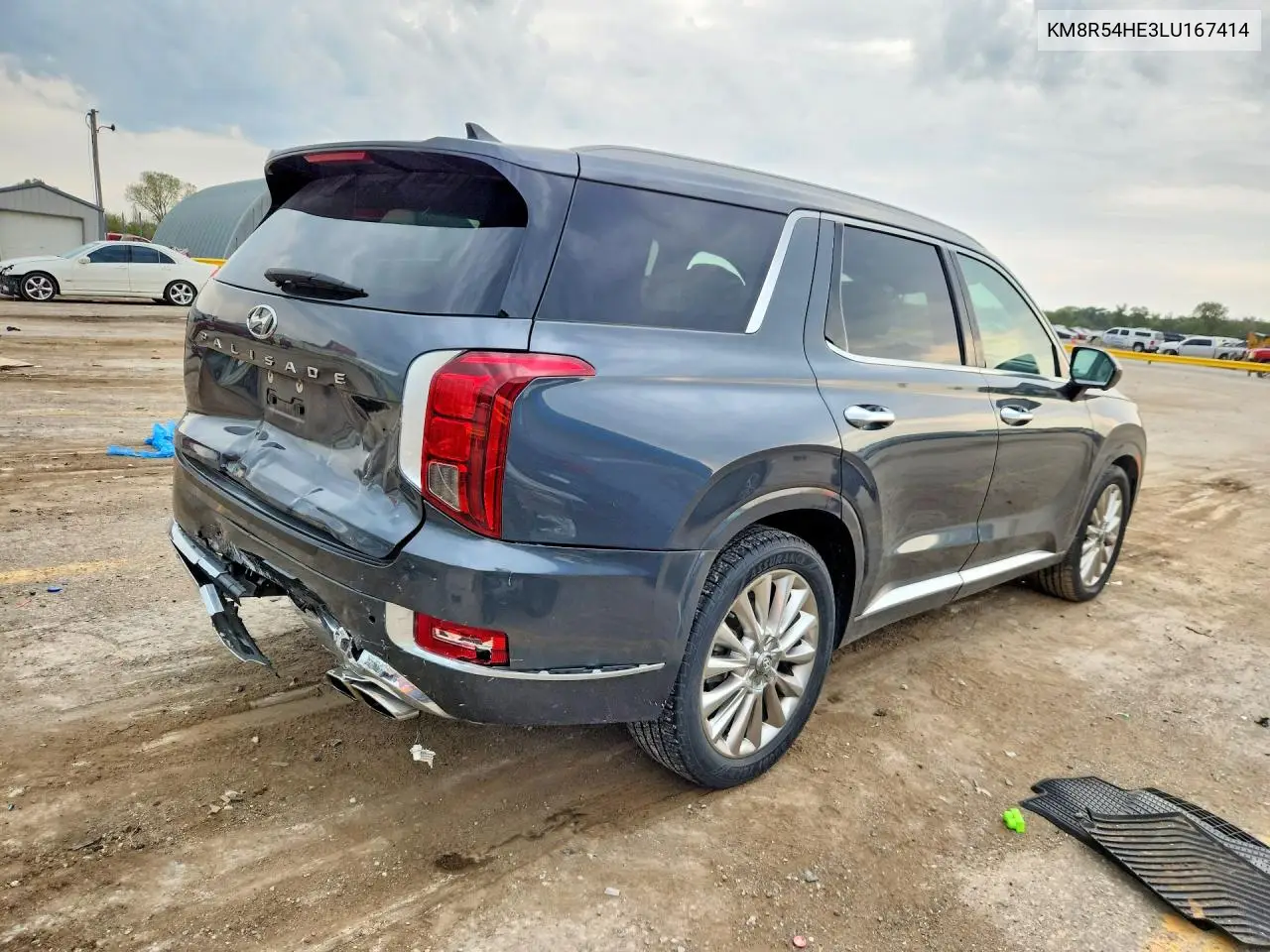 2020 HYUNDAI PALISADE VIN KM8R54HE3LU167414 — фото 3