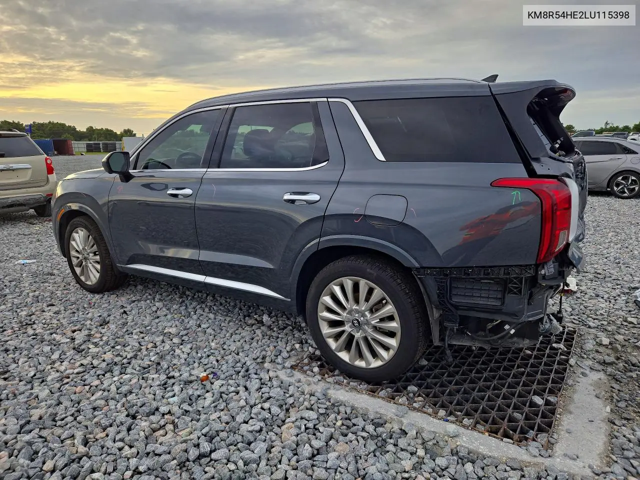 2020 HYUNDAI PALISADE VIN KM8R54HE2LU115398 — фото 2