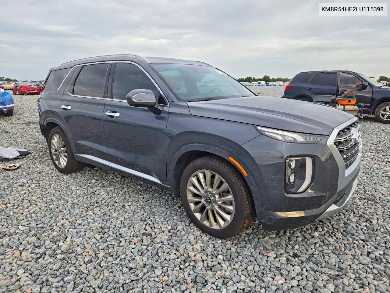 2020 HYUNDAI PALISADE VIN KM8R54HE2LU115398 — фото 4