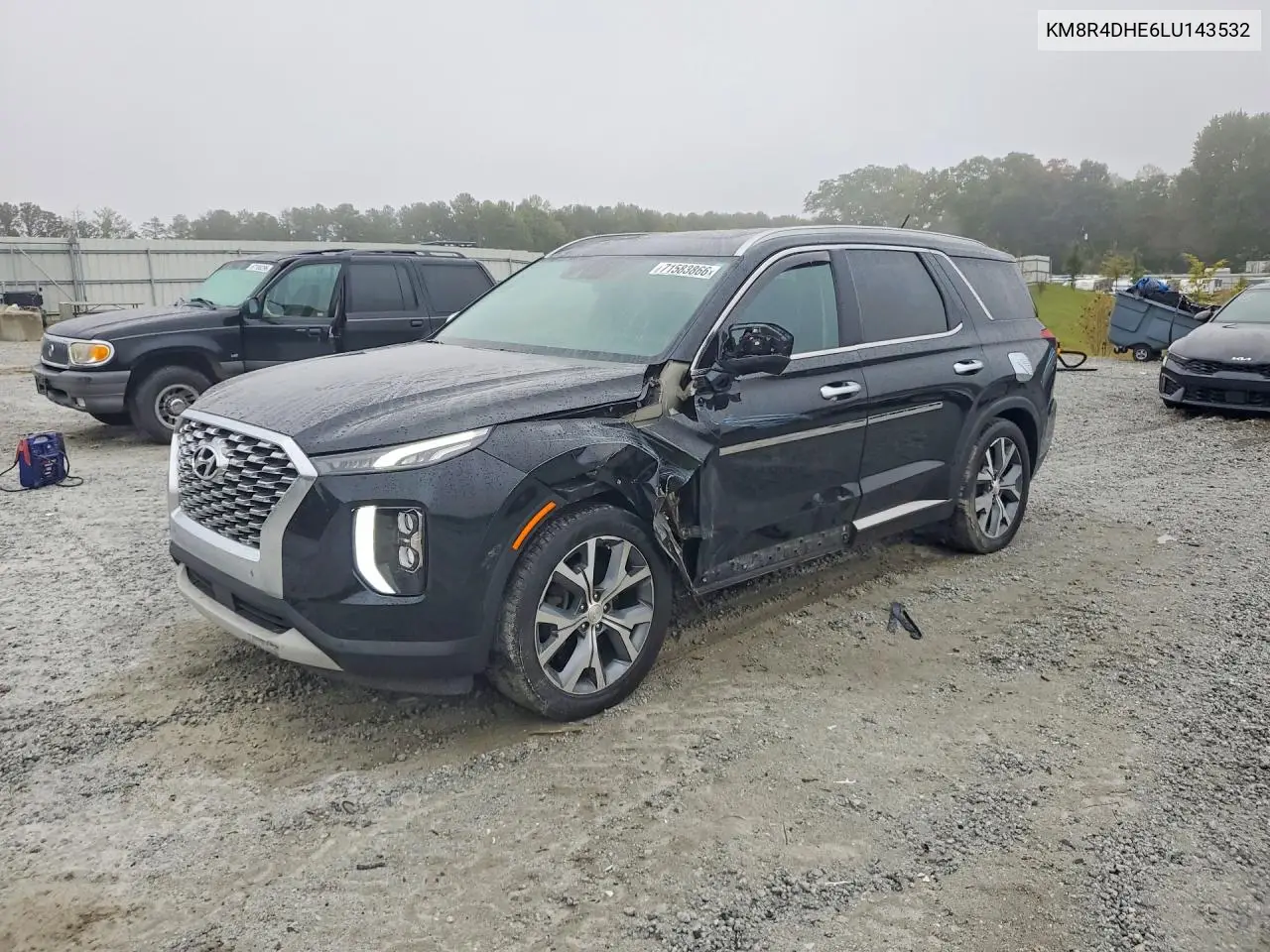 HYUNDAI PALISADE 2020, VIN KM8R4DHE6LU143532