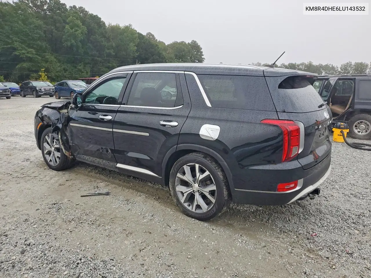 2020 HYUNDAI PALISADE VIN KM8R4DHE6LU143532 — фото 2
