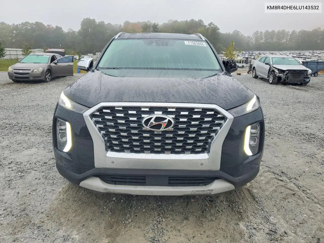 2020 HYUNDAI PALISADE VIN KM8R4DHE6LU143532 — фото 5