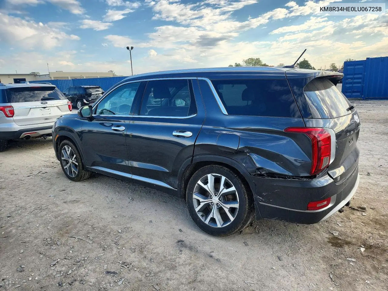 2020 HYUNDAI PALISADE VIN KM8R34HE0LU067258 — фото 2