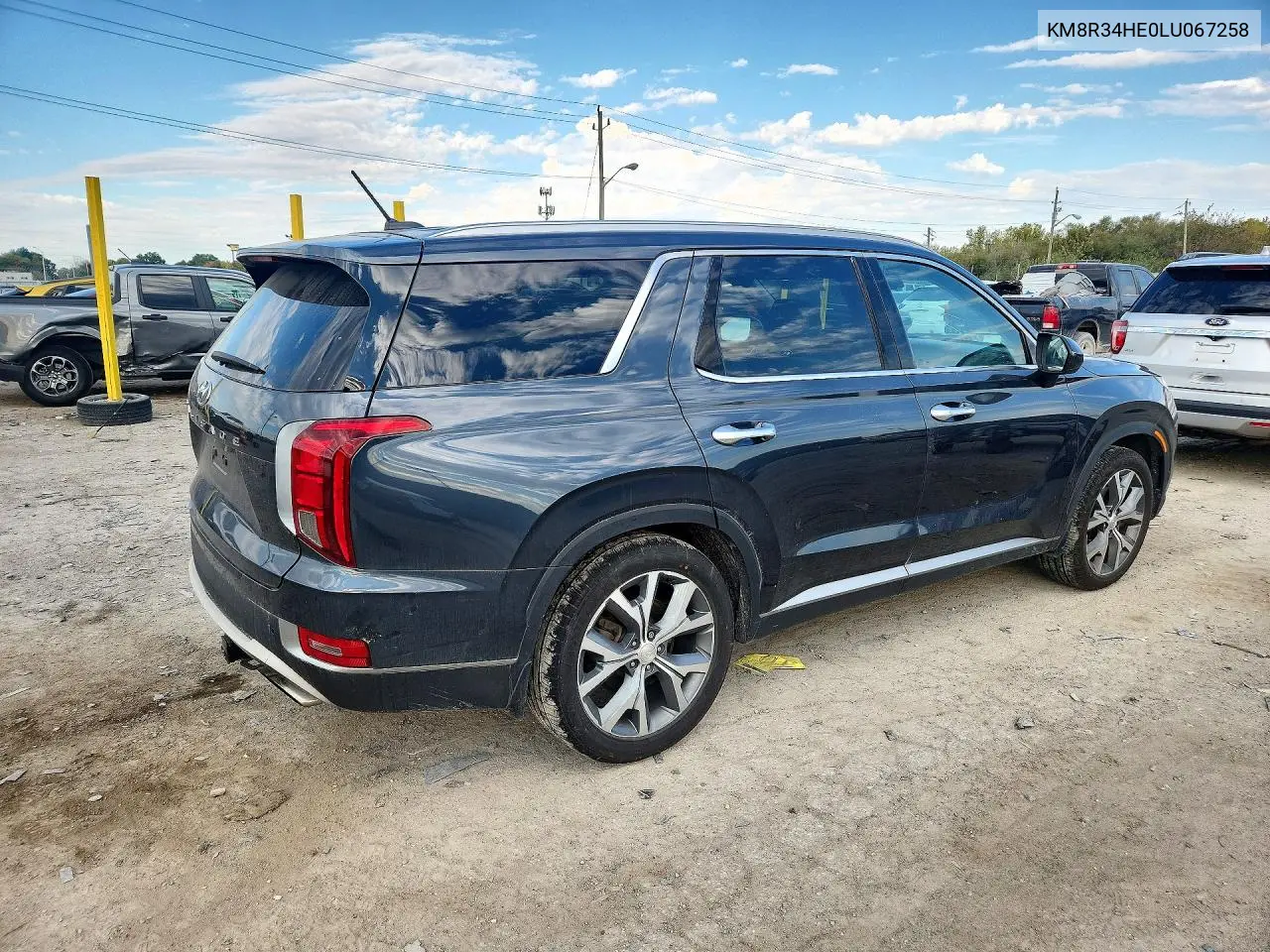 2020 HYUNDAI PALISADE VIN KM8R34HE0LU067258 — фото 3