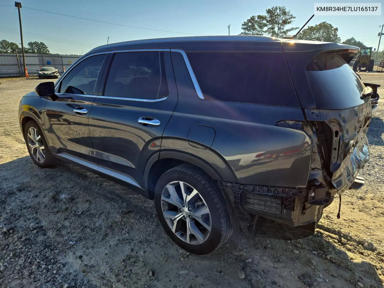 2020 HYUNDAI PALISADE VIN KM8R34HE7LU165137 — фото 2
