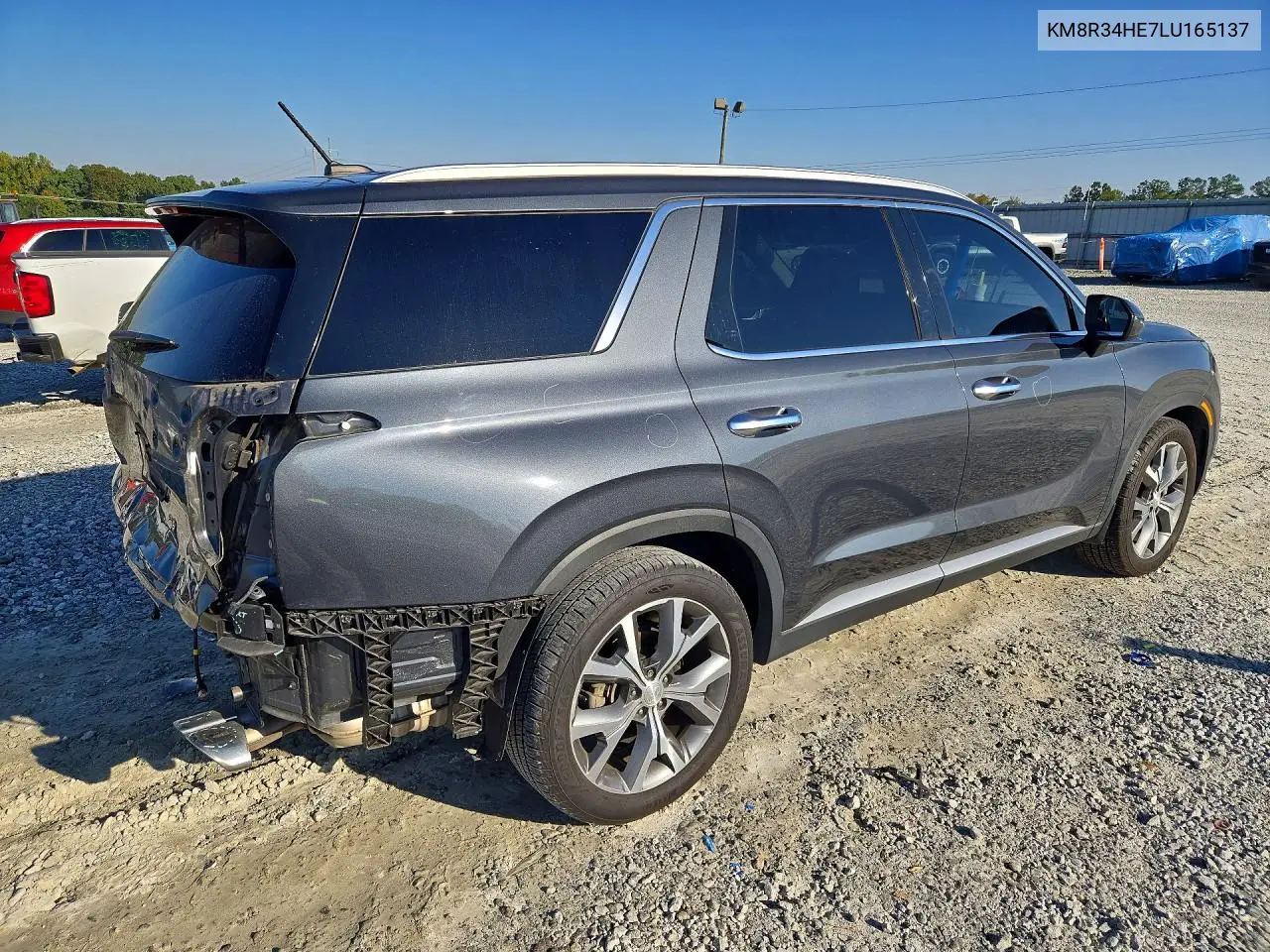 2020 HYUNDAI PALISADE VIN KM8R34HE7LU165137 — фото 3