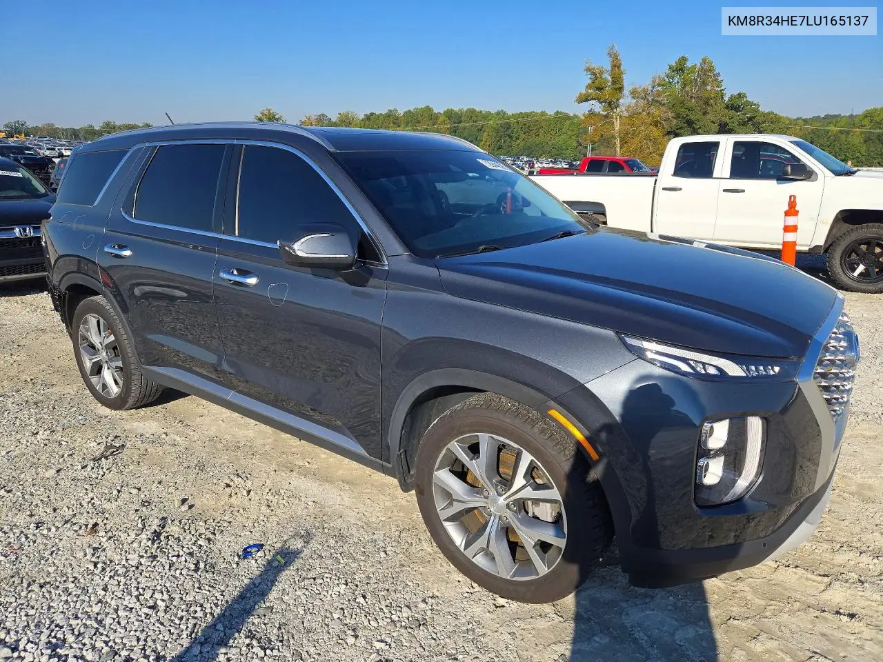 2020 HYUNDAI PALISADE VIN KM8R34HE7LU165137 — фото 4