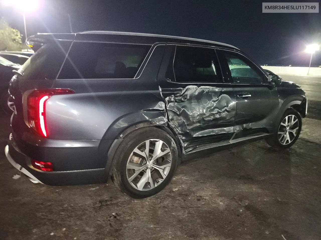 2020 HYUNDAI PALISADE VIN KM8R34HE5LU117149 — фото 3