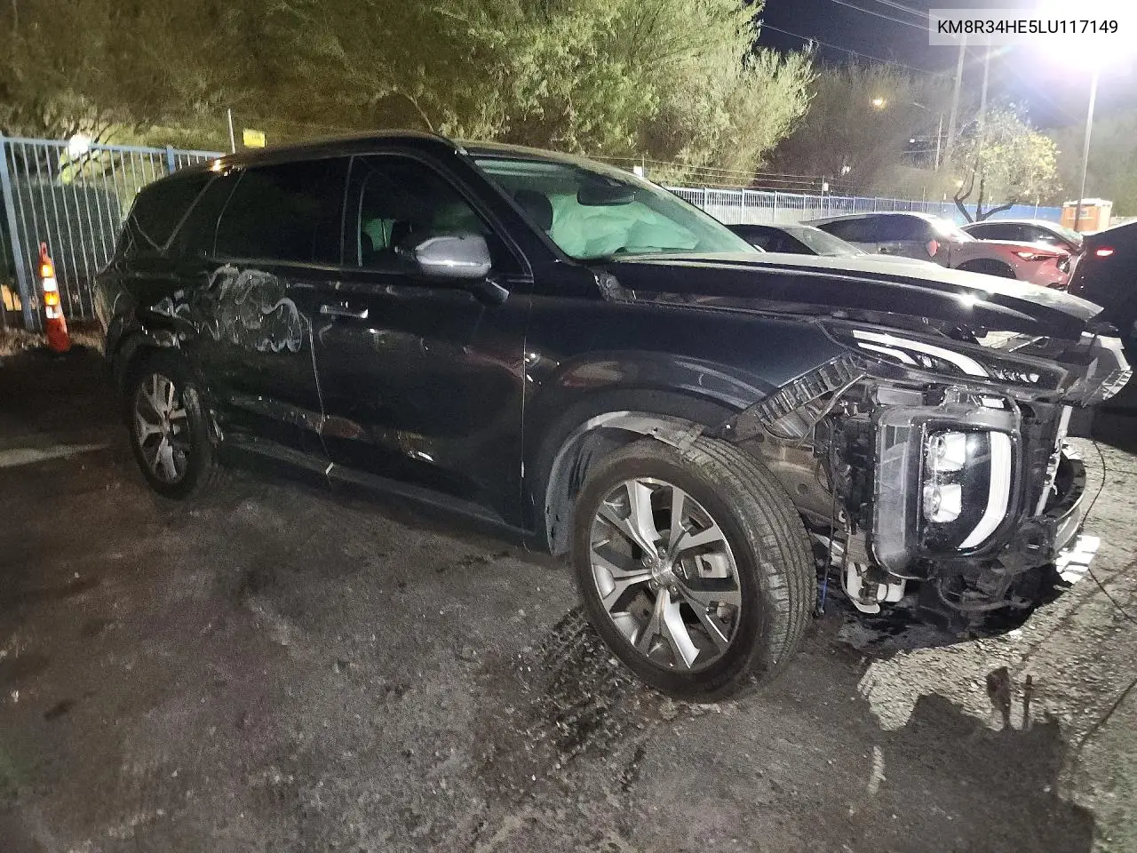 2020 HYUNDAI PALISADE VIN KM8R34HE5LU117149 — фото 4