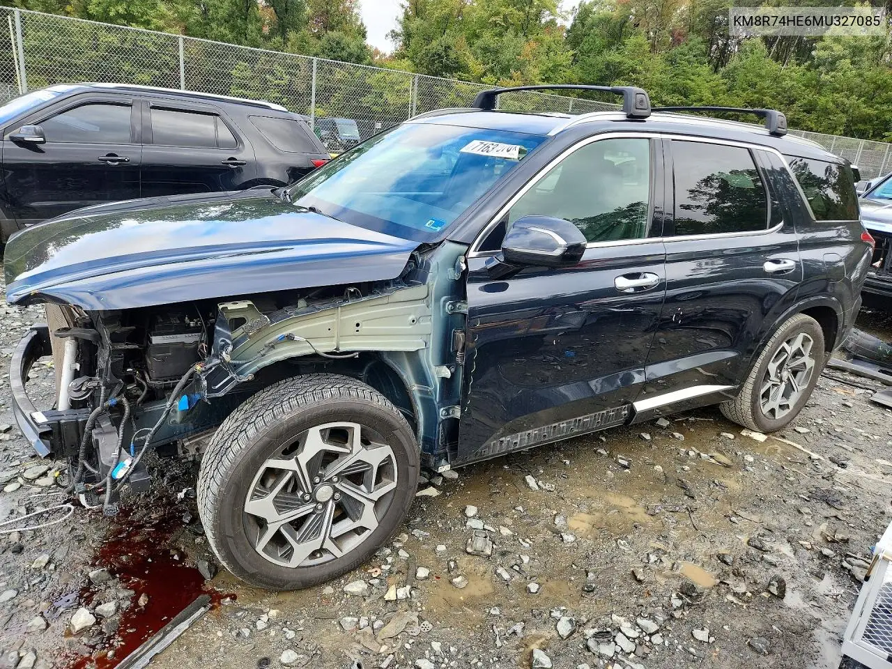 HYUNDAI PALISADE 2021, VIN KM8R74HE6MU327085