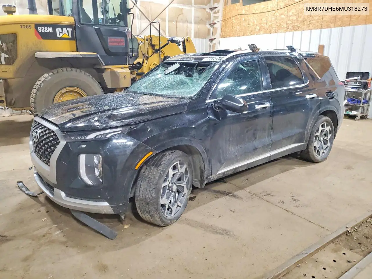HYUNDAI PALISADE 2021, VIN KM8R7DHE6MU318273