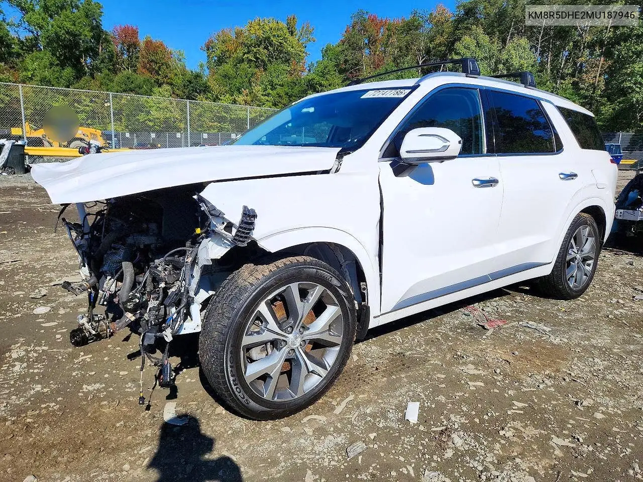 HYUNDAI PALISADE 2021, VIN KM8R5DHE2MU187946