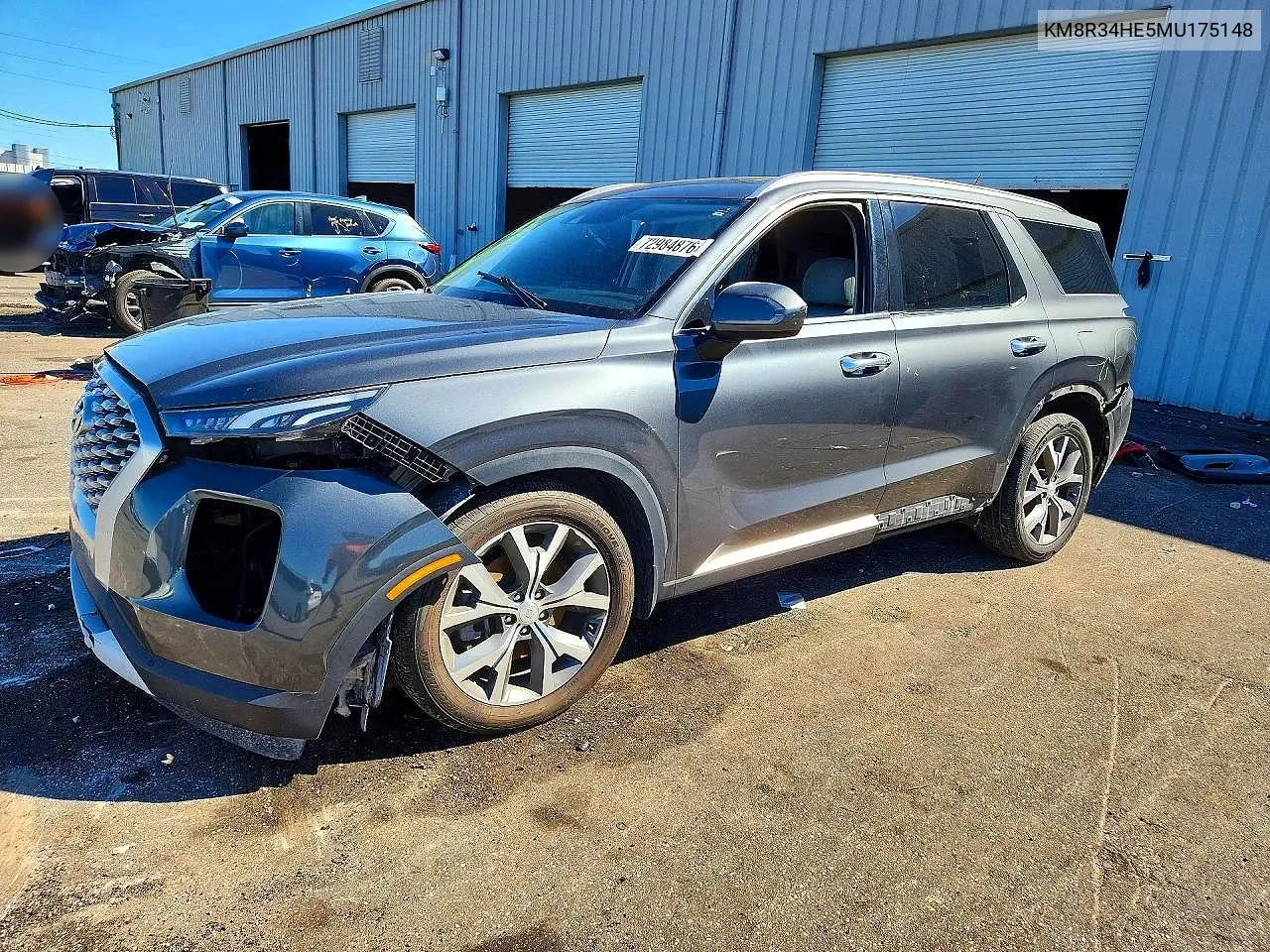HYUNDAI PALISADE 2021, VIN KM8R34HE5MU175148