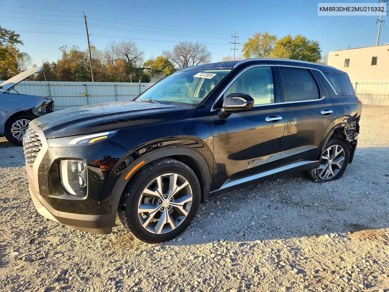 HYUNDAI PALISADE 2021, VIN KM8R3DHE2MU215332