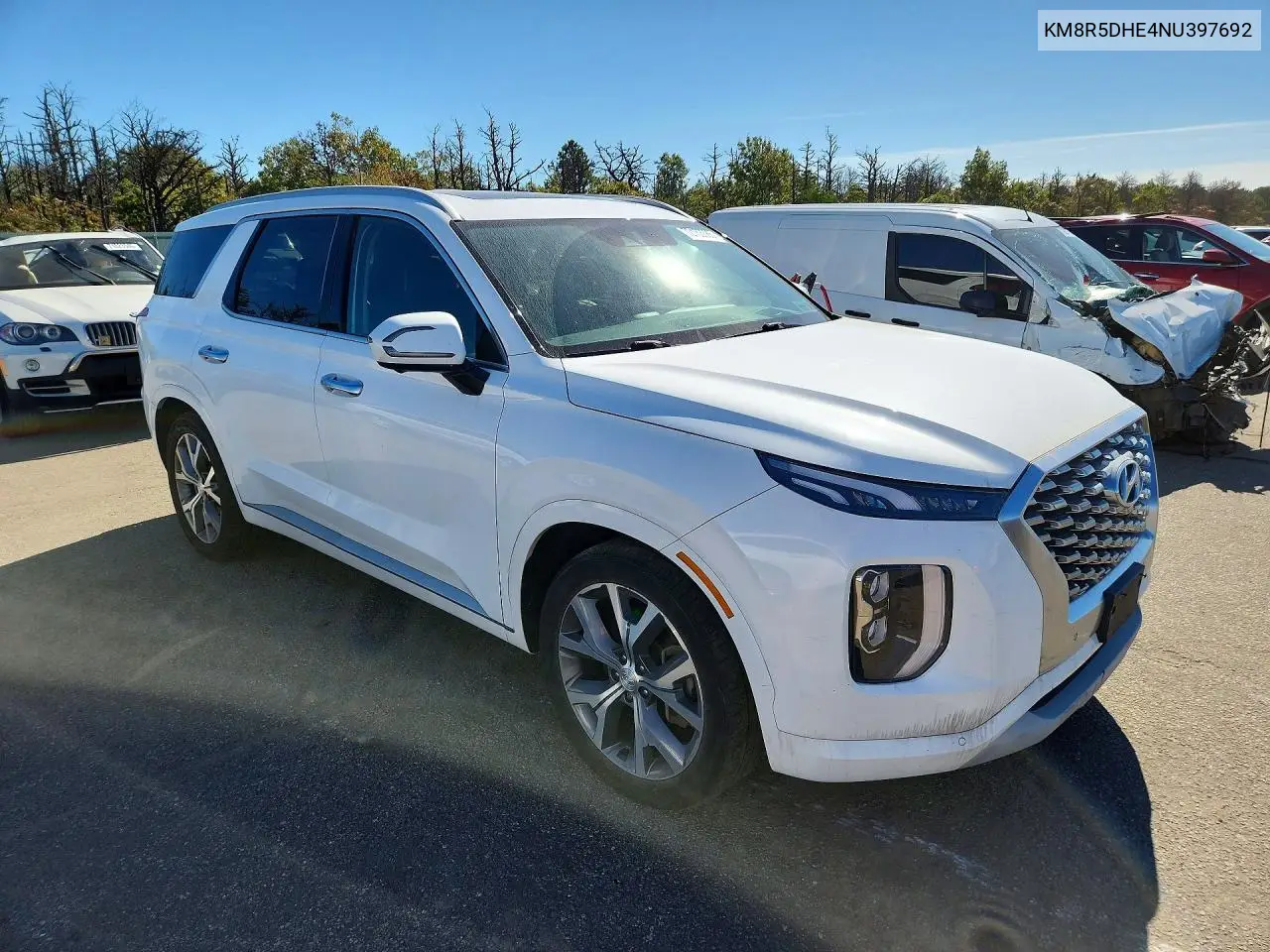 2022 HYUNDAI PALISADE VIN KM8R5DHE4NU397692 — фото 4