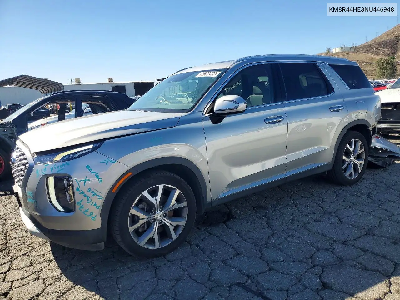 HYUNDAI PALISADE 2022, VIN KM8R44HE3NU446948