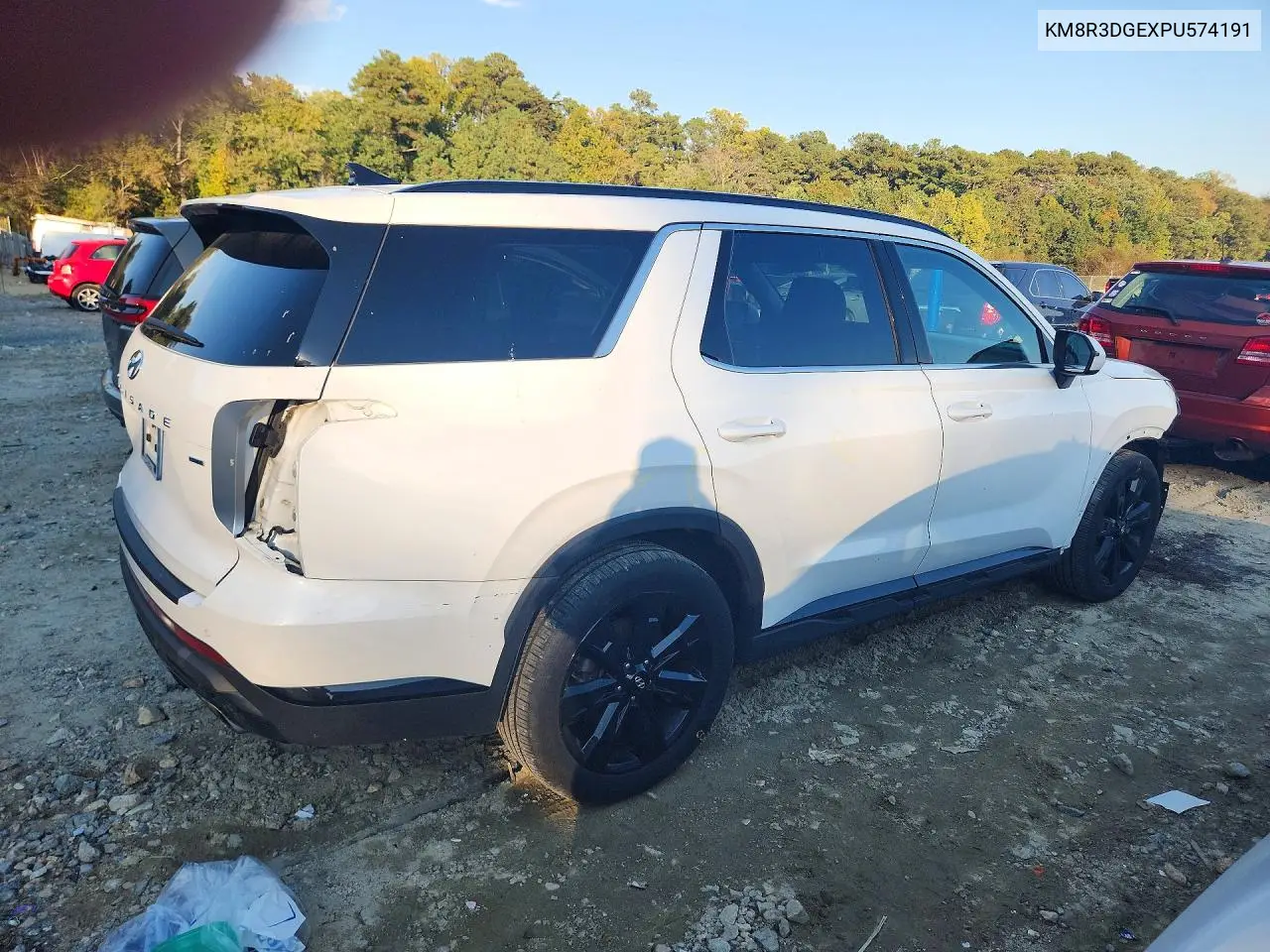 2023 HYUNDAI PALISADE VIN KM8R3DGEXPU574191 — фото 3