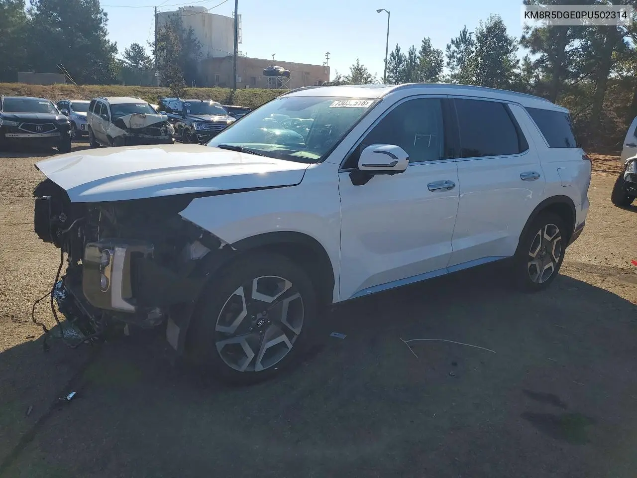 HYUNDAI PALISADE 2023, VIN KM8R5DGE0PU502314