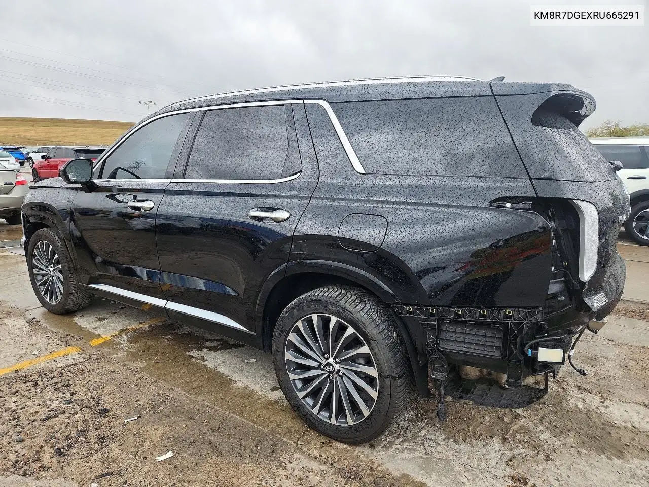 2024 HYUNDAI PALISADE VIN KM8R7DGEXRU665291 — фото 2