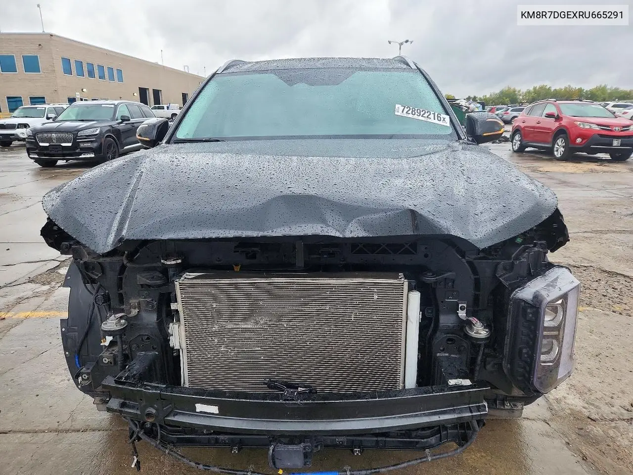 2024 HYUNDAI PALISADE VIN KM8R7DGEXRU665291 — фото 5