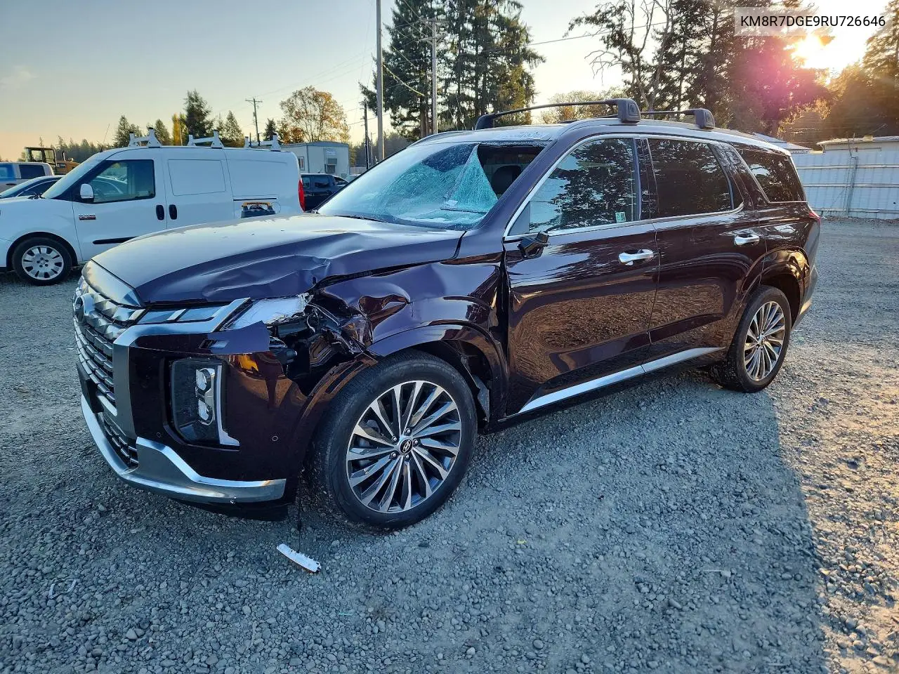 HYUNDAI PALISADE 2024, VIN KM8R7DGE9RU726646