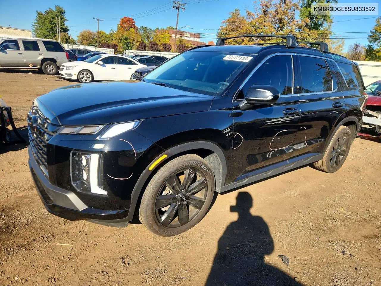HYUNDAI PALISADE 2025, VIN KM8R3DGE8SU833592