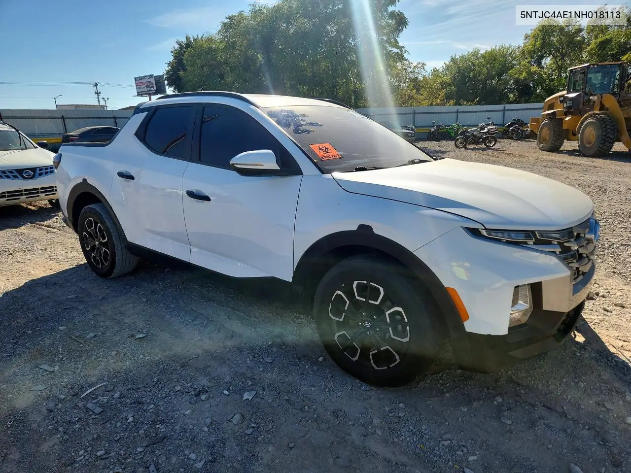 2022 HYUNDAI SANTA CRUZ VIN 5NTJC4AE1NH018113 — фото 4