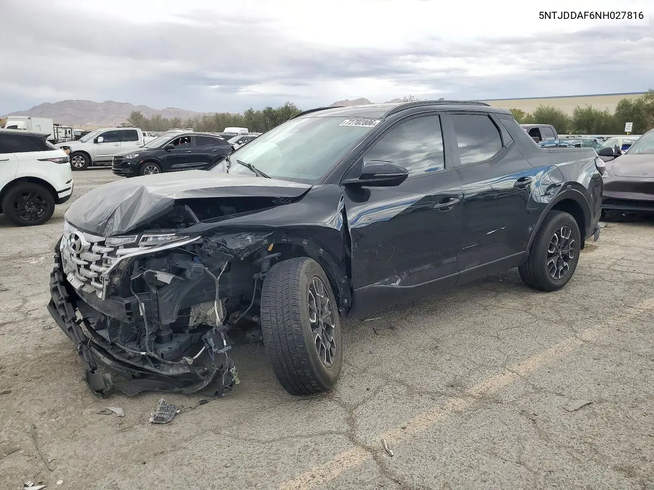 HYUNDAI SANTA CRUZ 2022, VIN 5NTJDDAF6NH027816