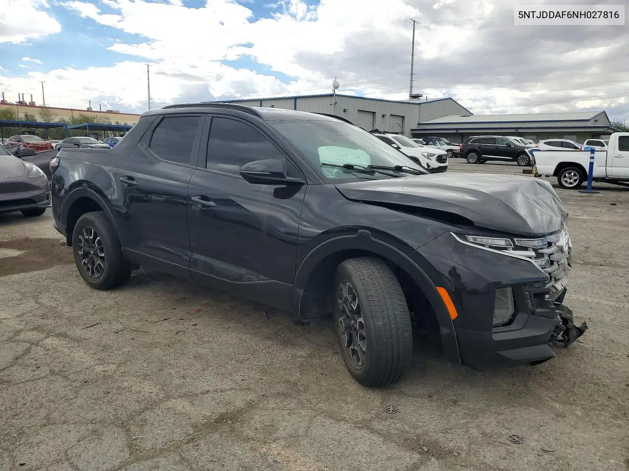 2022 HYUNDAI SANTA CRUZ VIN 5NTJDDAF6NH027816 — фото 4