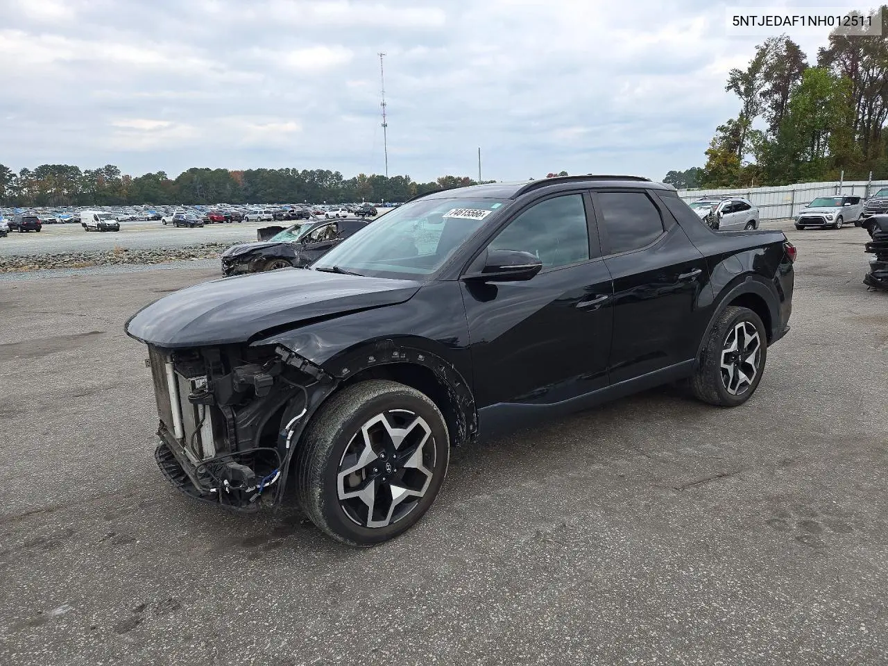 HYUNDAI SANTA CRUZ 2022, VIN 5NTJEDAF1NH012511