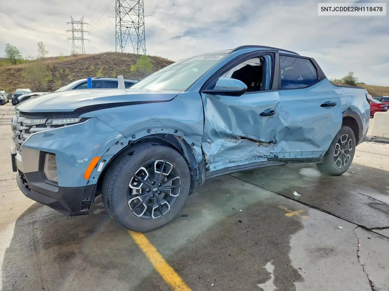HYUNDAI SANTA CRUZ 2024, VIN 5NTJCDDE2RH118478