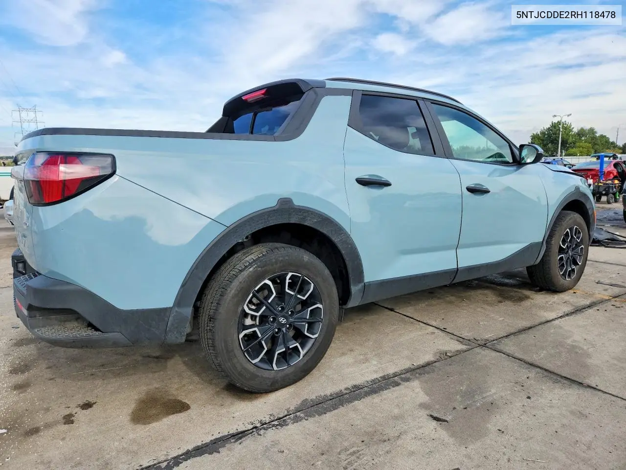 2024 HYUNDAI SANTA CRUZ VIN 5NTJCDDE2RH118478 — фото 3