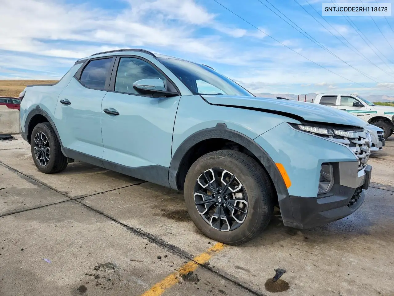 2024 HYUNDAI SANTA CRUZ VIN 5NTJCDDE2RH118478 — фото 4