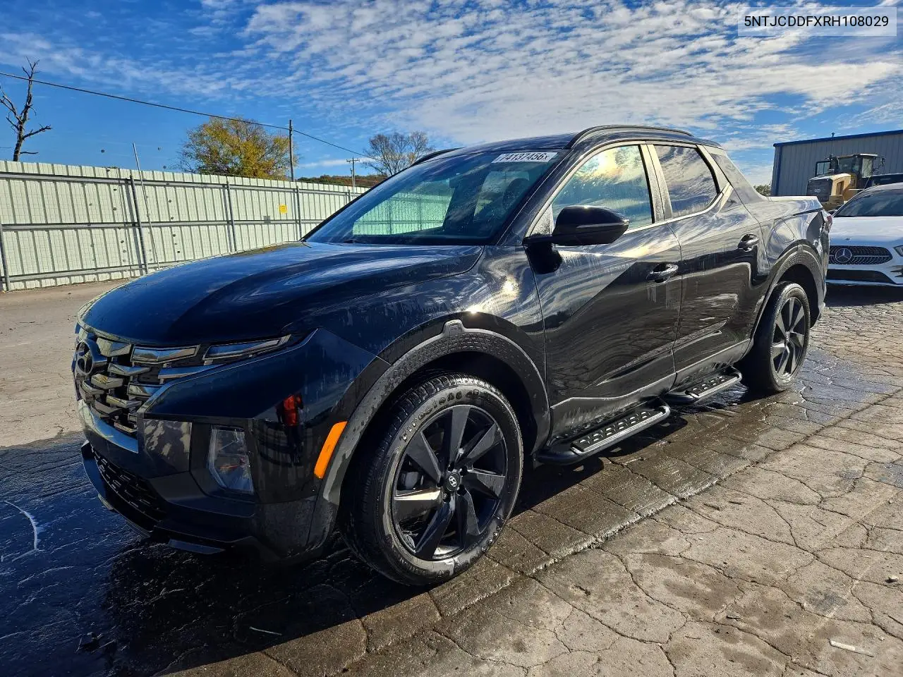 HYUNDAI SANTA CRUZ 2024, VIN 5NTJCDDFXRH108029