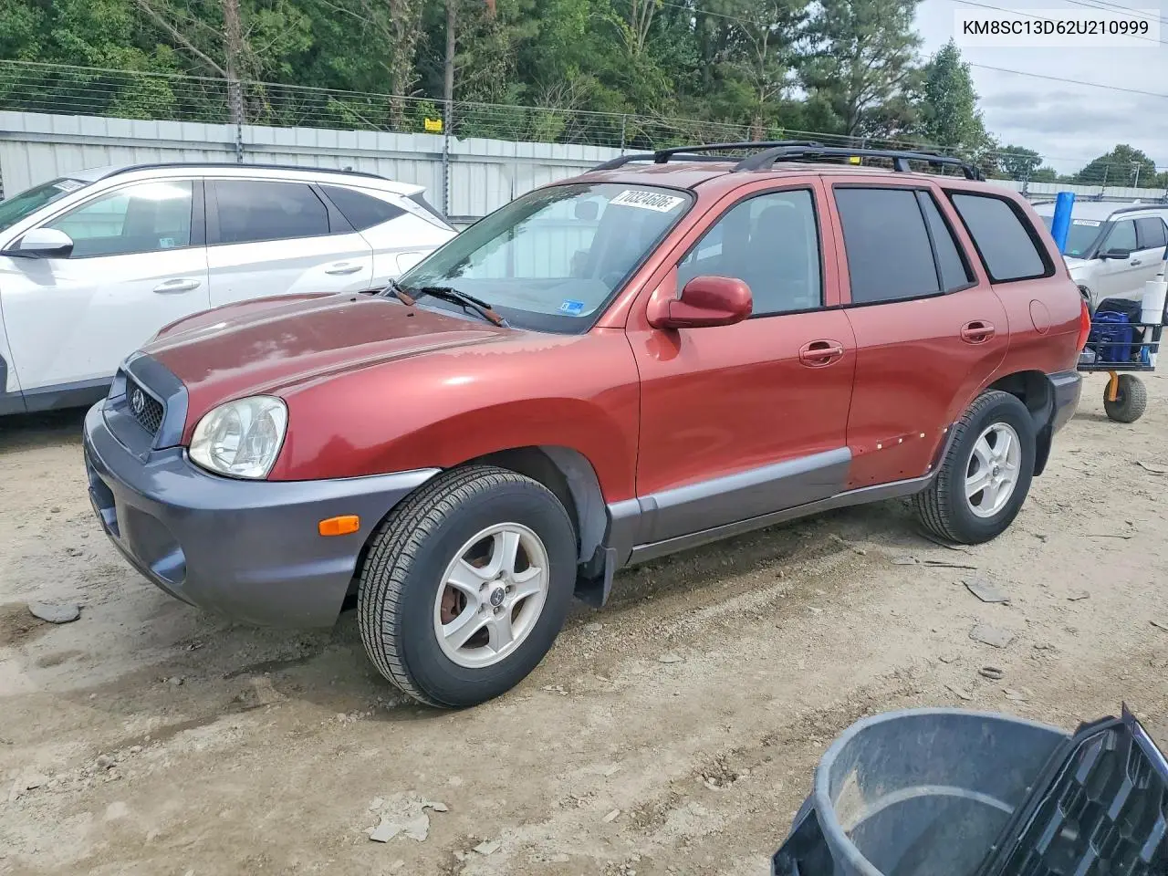 HYUNDAI SANTA FE 2002, VIN KM8SC13D62U210999