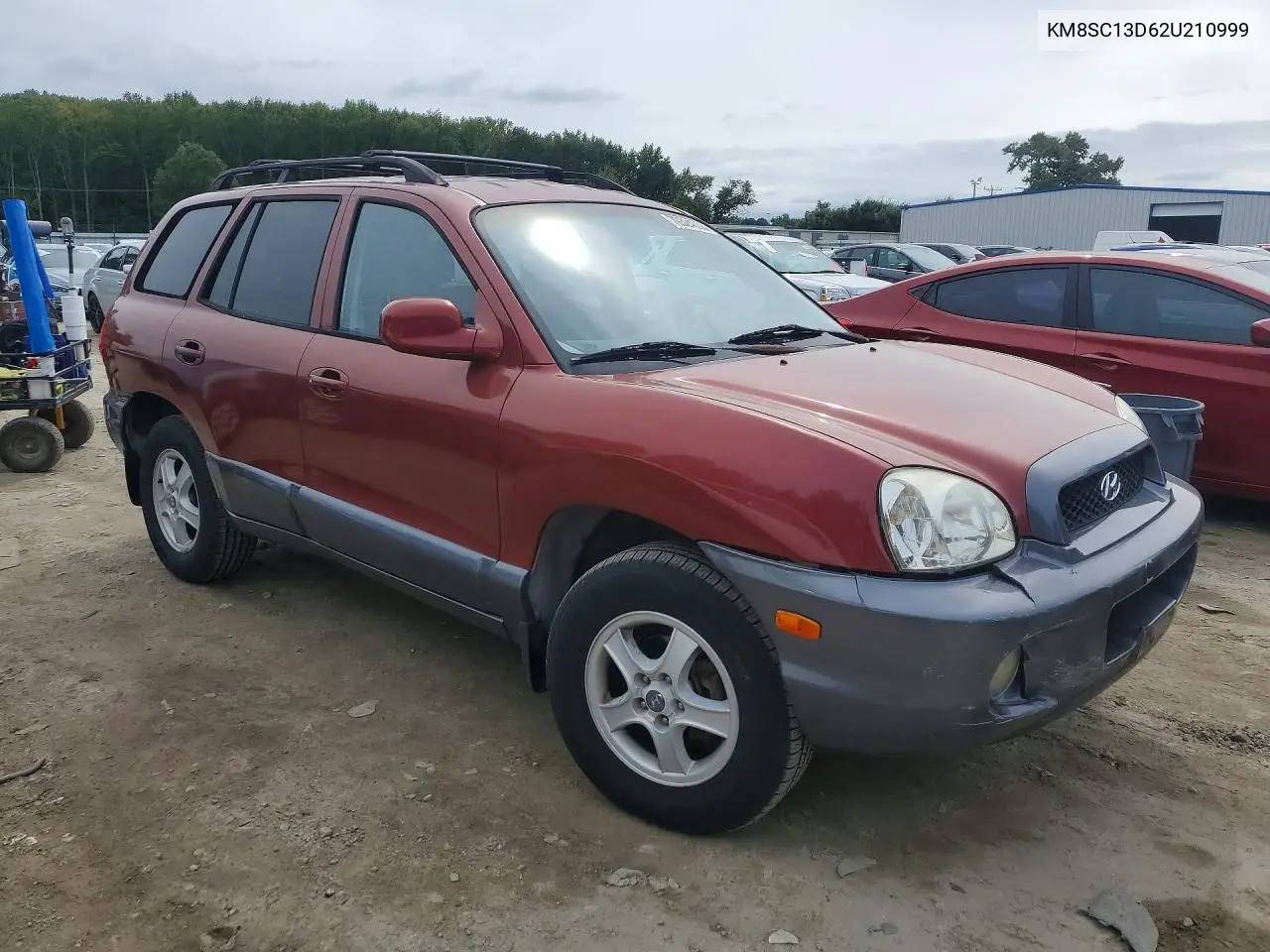 2002 HYUNDAI SANTA FE VIN KM8SC13D62U210999 — фото 4