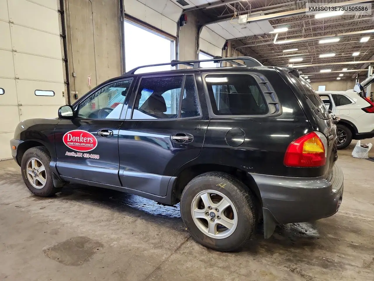 2003 HYUNDAI SANTA FE VIN KM8SC13E73U505586 — фото 3