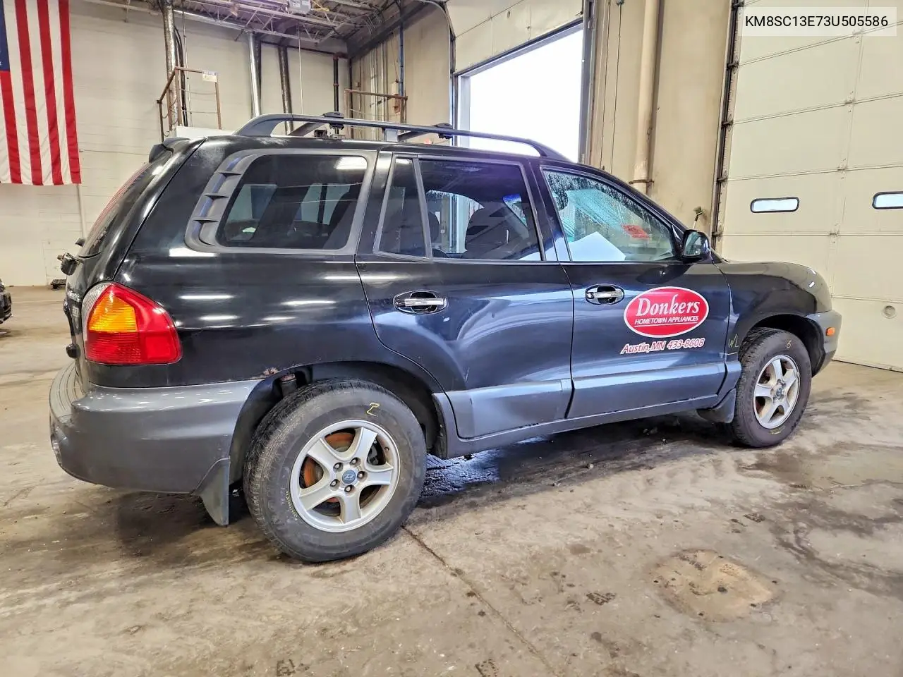 HYUNDAI SANTA FE 2003, VIN KM8SC13E73U505586