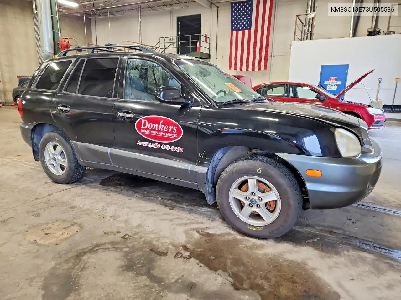 2003 HYUNDAI SANTA FE VIN KM8SC13E73U505586 — фото 4