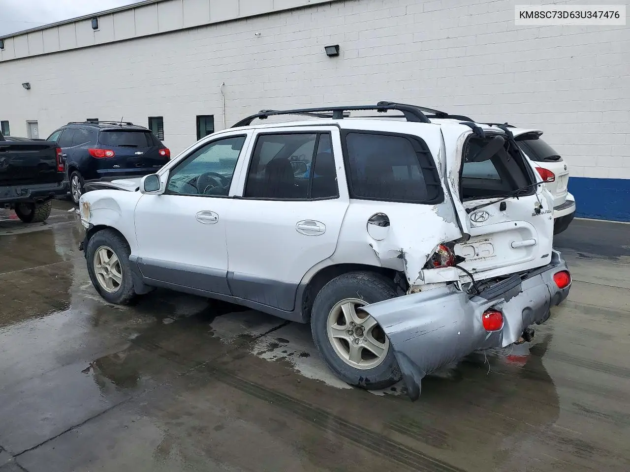 2003 HYUNDAI SANTA FE VIN KM8SC73D63U347476 — фото 2