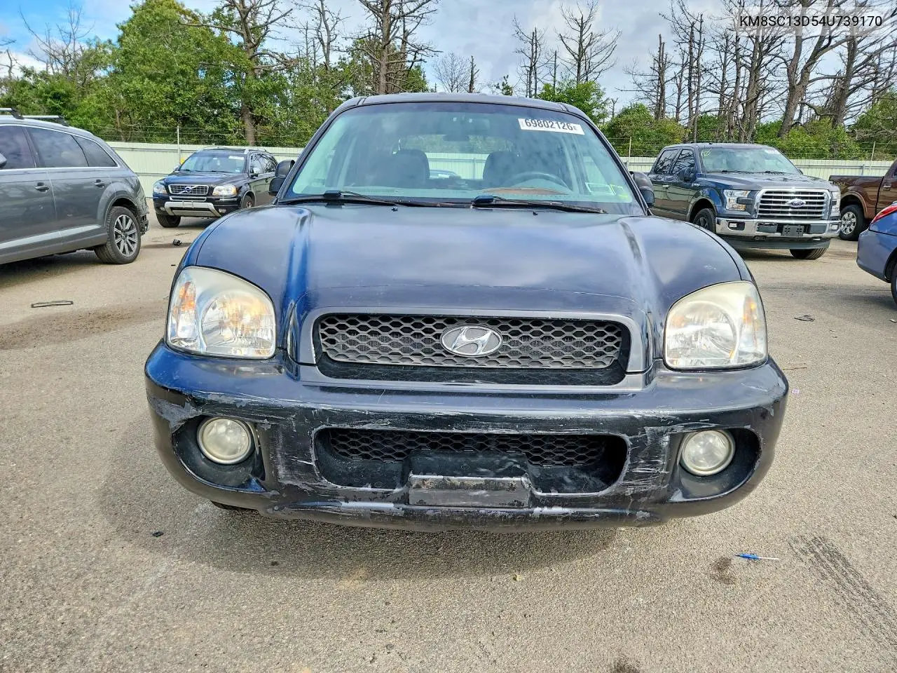 2004 HYUNDAI SANTA FE VIN KM8SC13D54U739170 — фото 5